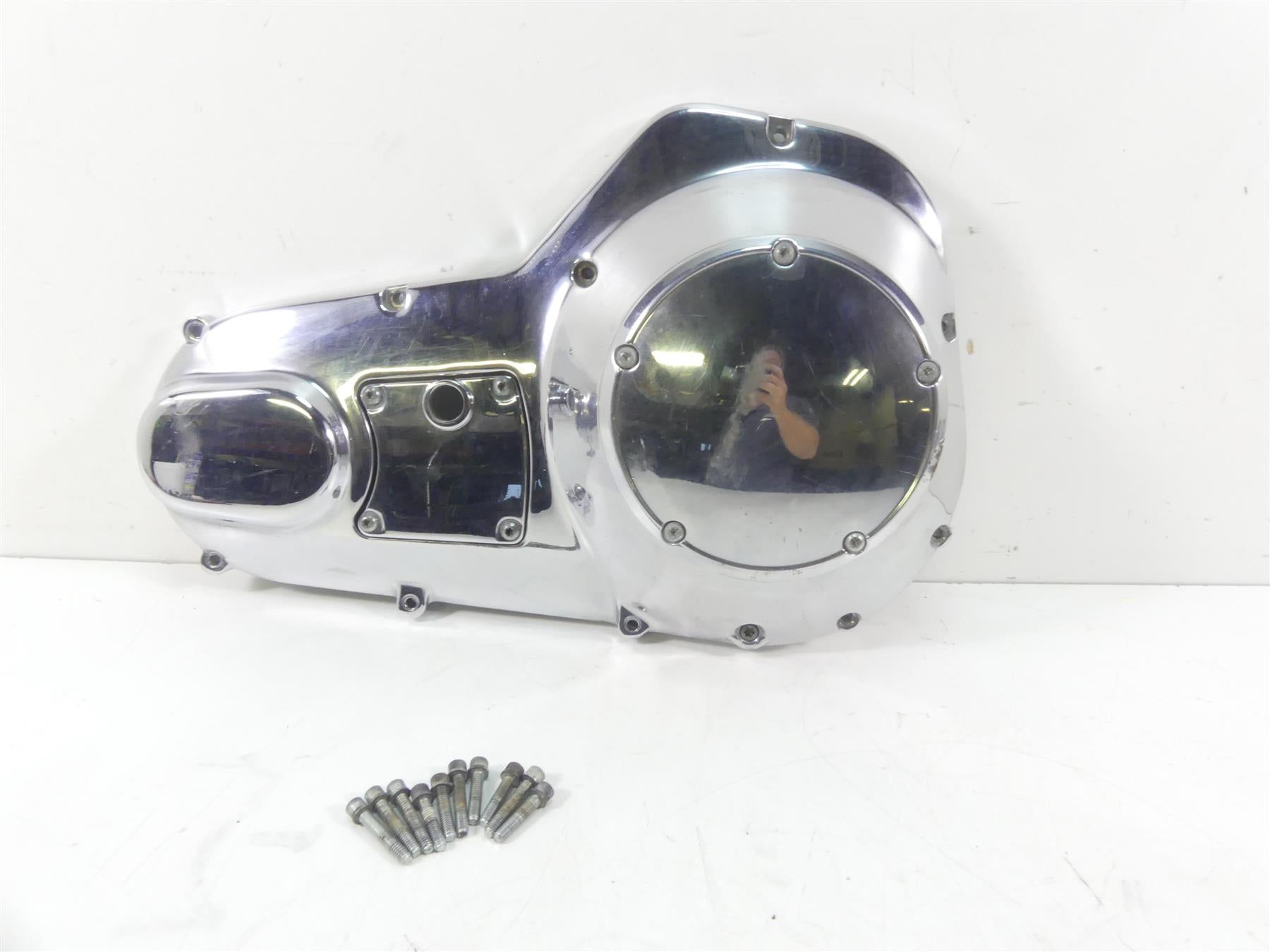2000 Harley Dyna FXR4 CVO Super Glide Outer Primary Drive Clutch Cover 60685-99
