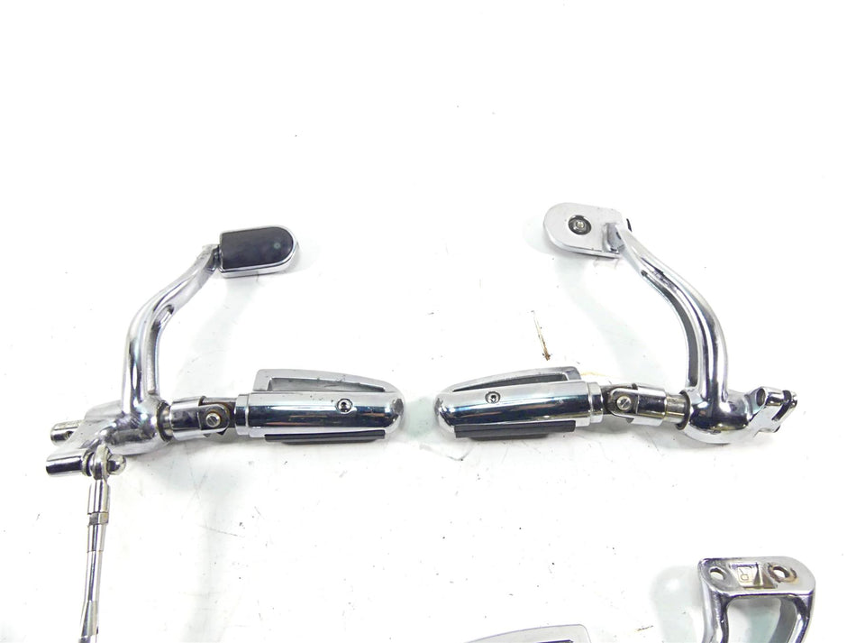 2005 Harley VRSCSE CVO V-Rod Front Rear Chrome Footpeg Control Peg Set 42670-02A {{ shop.shopifyCountryName }} - Mototech271