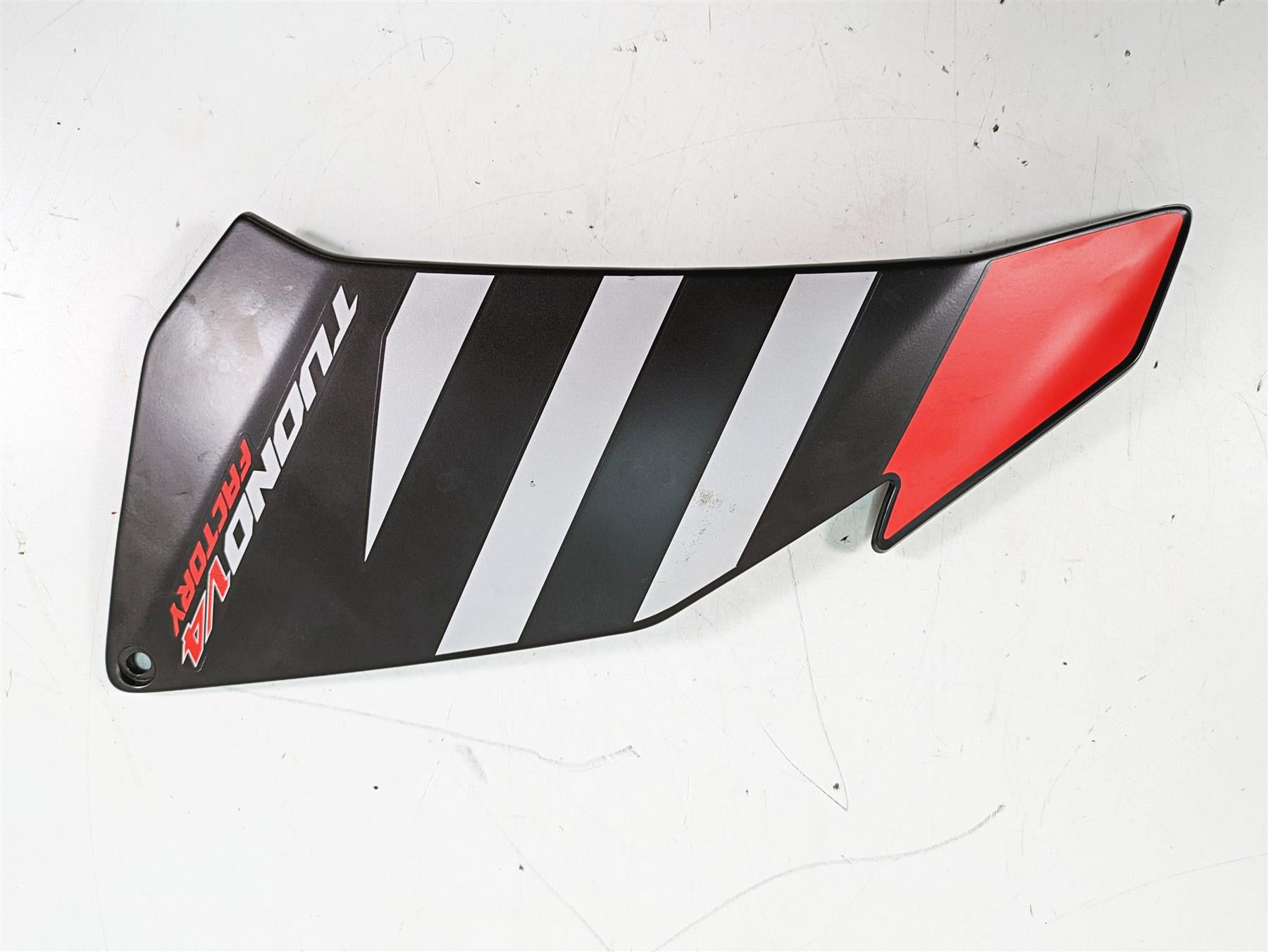 2020 Aprilia Tuono V4 Factory Left Air Duct Side Cover Fairing 2H003733000XHG {{ shop.shopifyCountryName }} - Mototech271