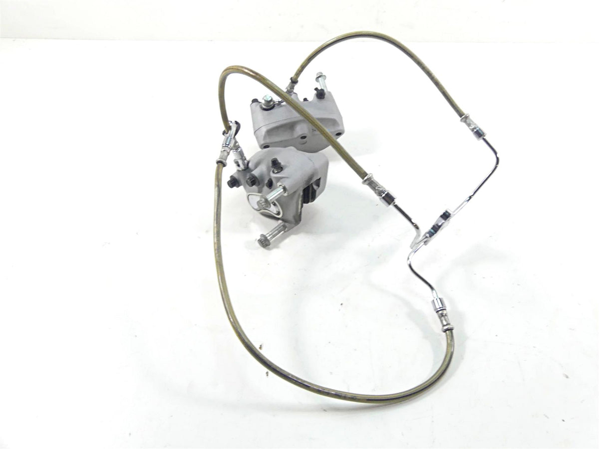 2007 Harley Touring FLHRSE CVO Road King Front Brake Caliper Set 44382-99C {{ shop.shopifyCountryName }} - Mototech271
