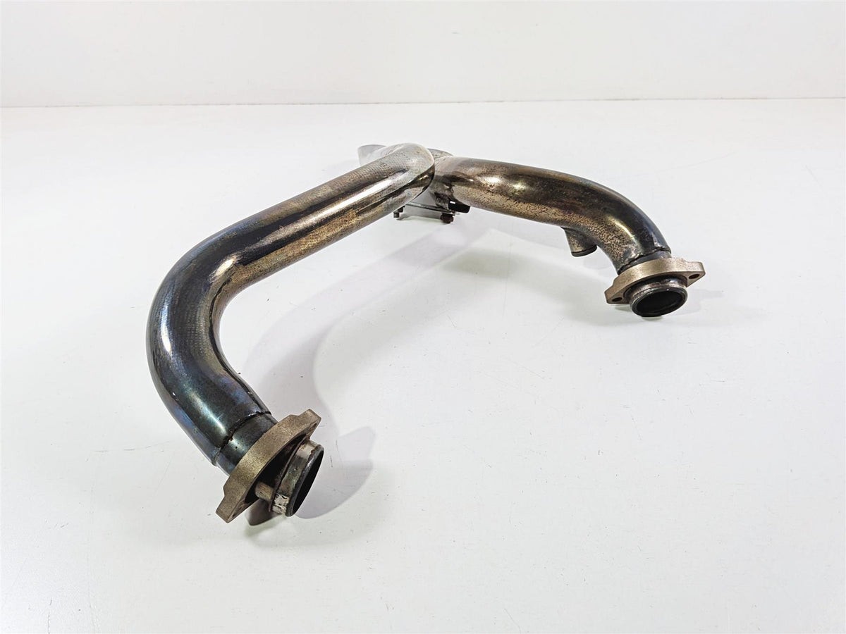 2005 Harley Softail FLSTFSE CVO Fat Boy Drag Straight Exhaust Pipe Set-Mototech271