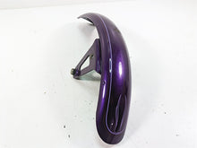 Load image into Gallery viewer, 2000 Harley FXSTS Softail Springer Front Fender Concord Purple 59176-96A

