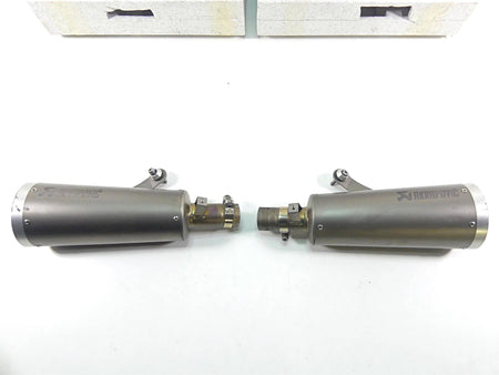2012 Yamaha VMX17 VMAX 1700 Akrapovic Titanium Slip On Exhaust S-Y17SO1-HBAV {{ shop.shopifyCountryName }} - Mototech271