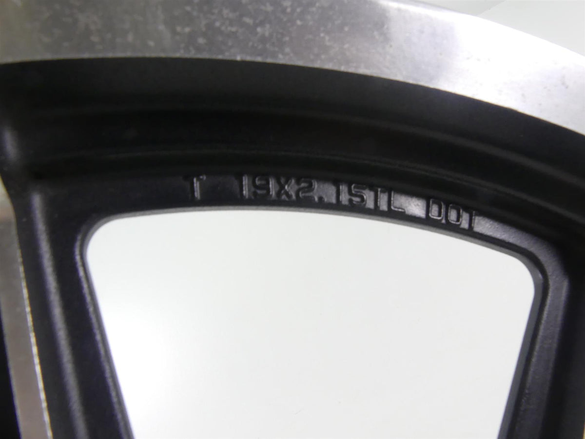 1995 Harley Dyna FXDL Low Rider Dual Disc 9 Spoke Front Wheel Rim 19" 43499-84 {{ shop.shopifyCountryName }} - Mototech271