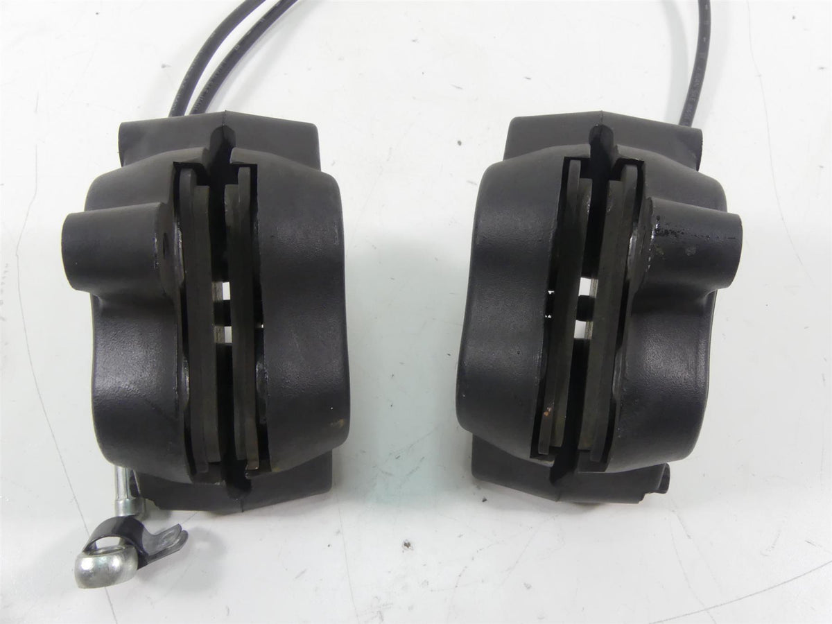 2009 Harley FXDF Dyna Fat Bob Front Brake Caliper Set + Lines 44046-08 44487-08 {{ shop.shopifyCountryName }} - Mototech271