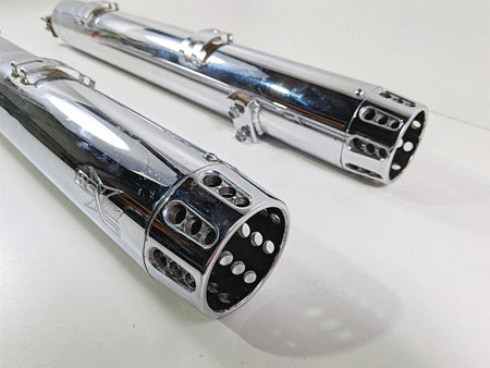 2015 Indian Chieftain Rcx Exhaust 4.0 Muffler-Gatlin Eclipse Pipe Set RCX111-14E-Mototech271
