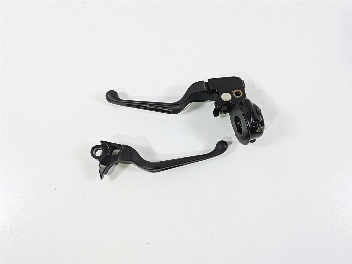 2011 Harley FXDF Dyna Fat Bob Black Clutch Perch & Slotted Lever Set 38608-96 {{ shop.shopifyCountryName }} - Mototech271