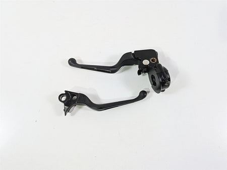 2011 Harley FXDF Dyna Fat Bob Black Clutch Perch & Slotted Lever Set 38608-96 {{ shop.shopifyCountryName }} - Mototech271