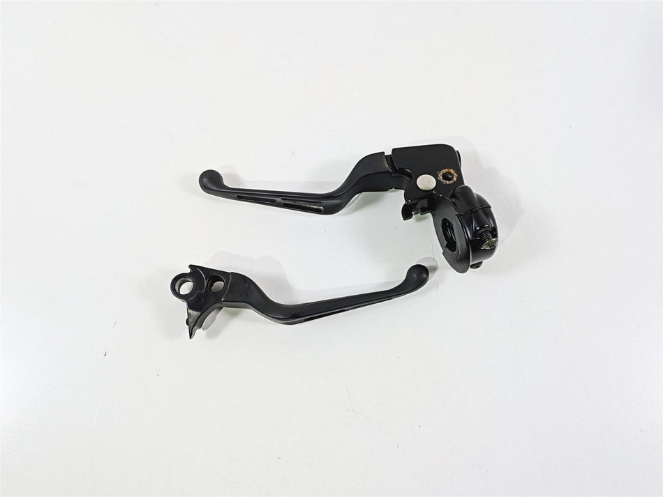 2011 Harley FXDF Dyna Fat Bob Black Clutch Perch & Slotted Lever Set 38608-96 {{ shop.shopifyCountryName }} - Mototech271