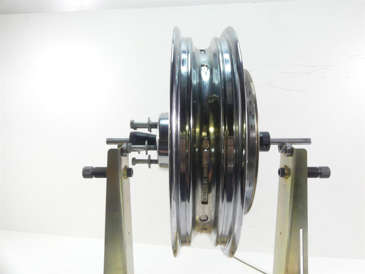 2007 Harley FLHTCU SE CVO Electra Glide Rear 9 Spoke Chrome Wheel 16x3 43484-08 {{ shop.shopifyCountryName }} - Mototech271