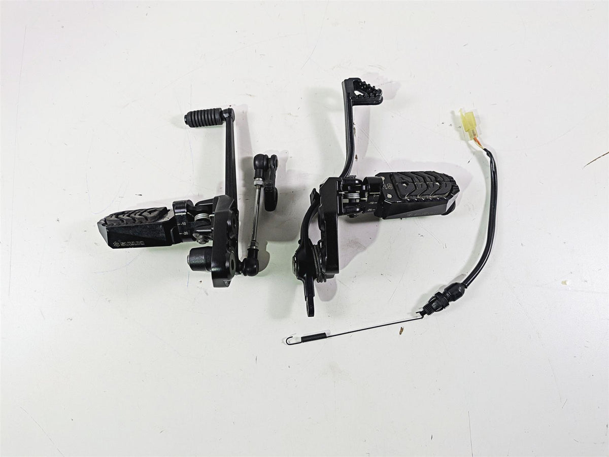 2020 Suzuki V-Strom 1050 XT Front Footpeg Brake Shift Lever Set 43521-06G01-YAP {{ shop.shopifyCountryName }} - Mototech271