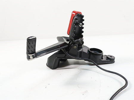 2011 Ducati Hypermotard 1100 Evo SP Front Right Footpeg & Brake Pedal 82411661AB {{ shop.shopifyCountryName }} - Mototech271