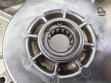 2003 Harley Touring FLHTCUI E-Glide 100th Chrome Inner Primary Cover 60677-01B {{ shop.shopifyCountryName }} - Mototech271