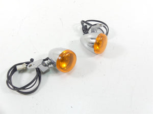 2015 Harley FLD Dyna Switchback Front Turn Signal Blinker Set 68972-00