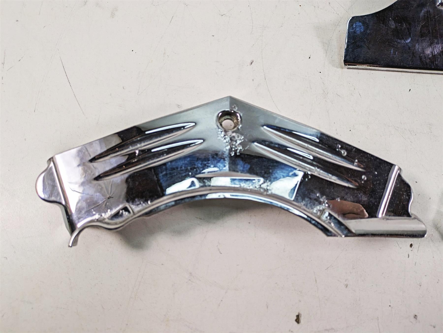 1999 Harley Touring FLHTC Electra Glide Drivetrain Transmission Chrome Covers {{ shop.shopifyCountryName }} - Mototech271