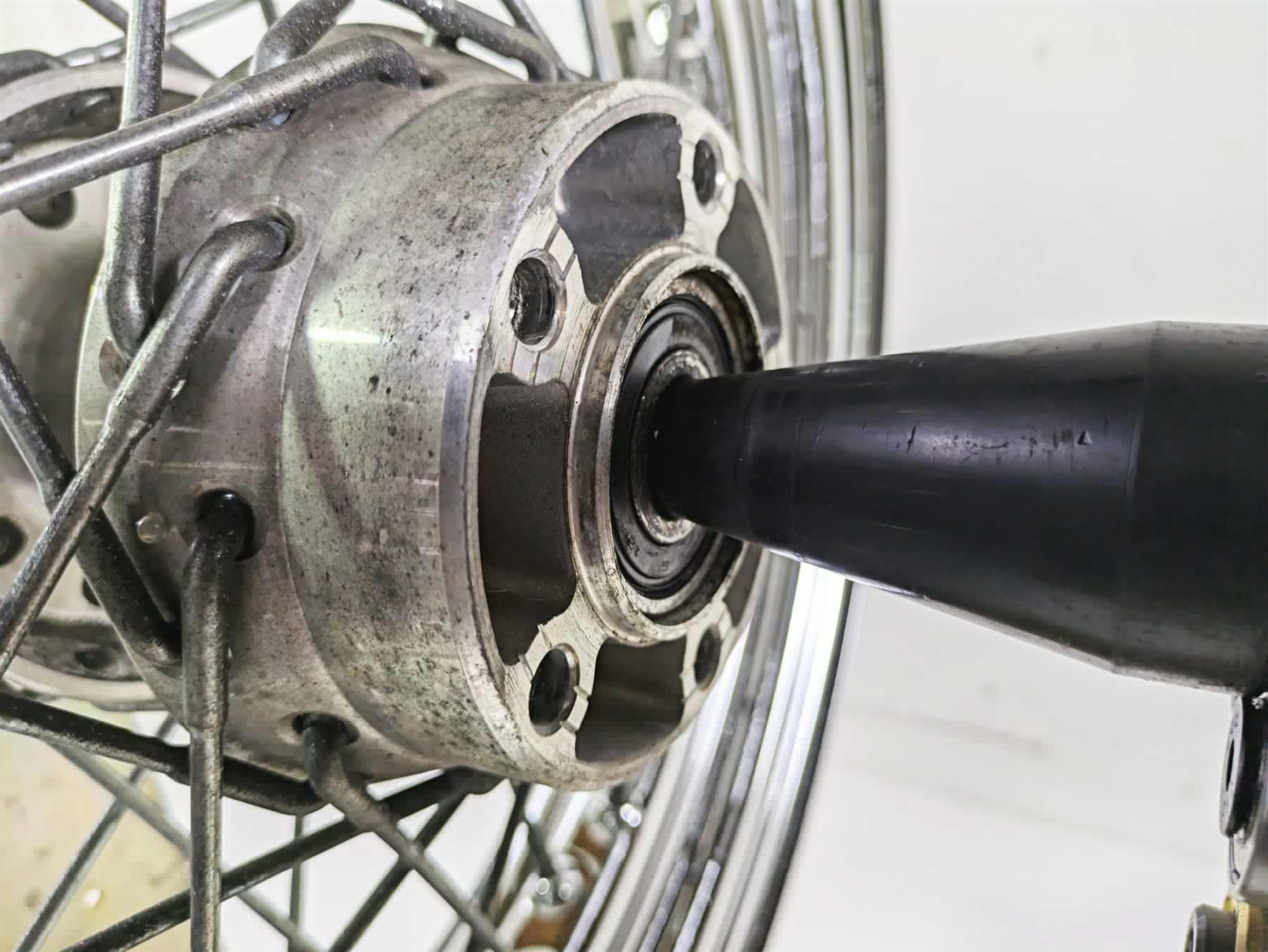 2002 Harley Dyna FXDL Low Rider Straight 16x3 Rear Wheel Spoke Rim 40975-05A {{ shop.shopifyCountryName }} - Mototech271