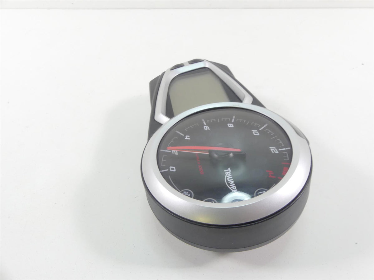 2013 Triumph Street Triple 675R Speedometer Gauge Instrument Cluster 4K T2501408 {{ shop.shopifyCountryName }} - Mototech271