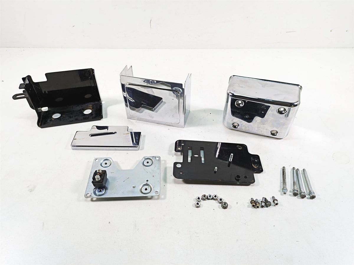1999 Harley Dyna FXDL Low Rider Chrome Electrical & Battery Box Carrier 66375-97 {{ shop.shopifyCountryName }} - Mototech271