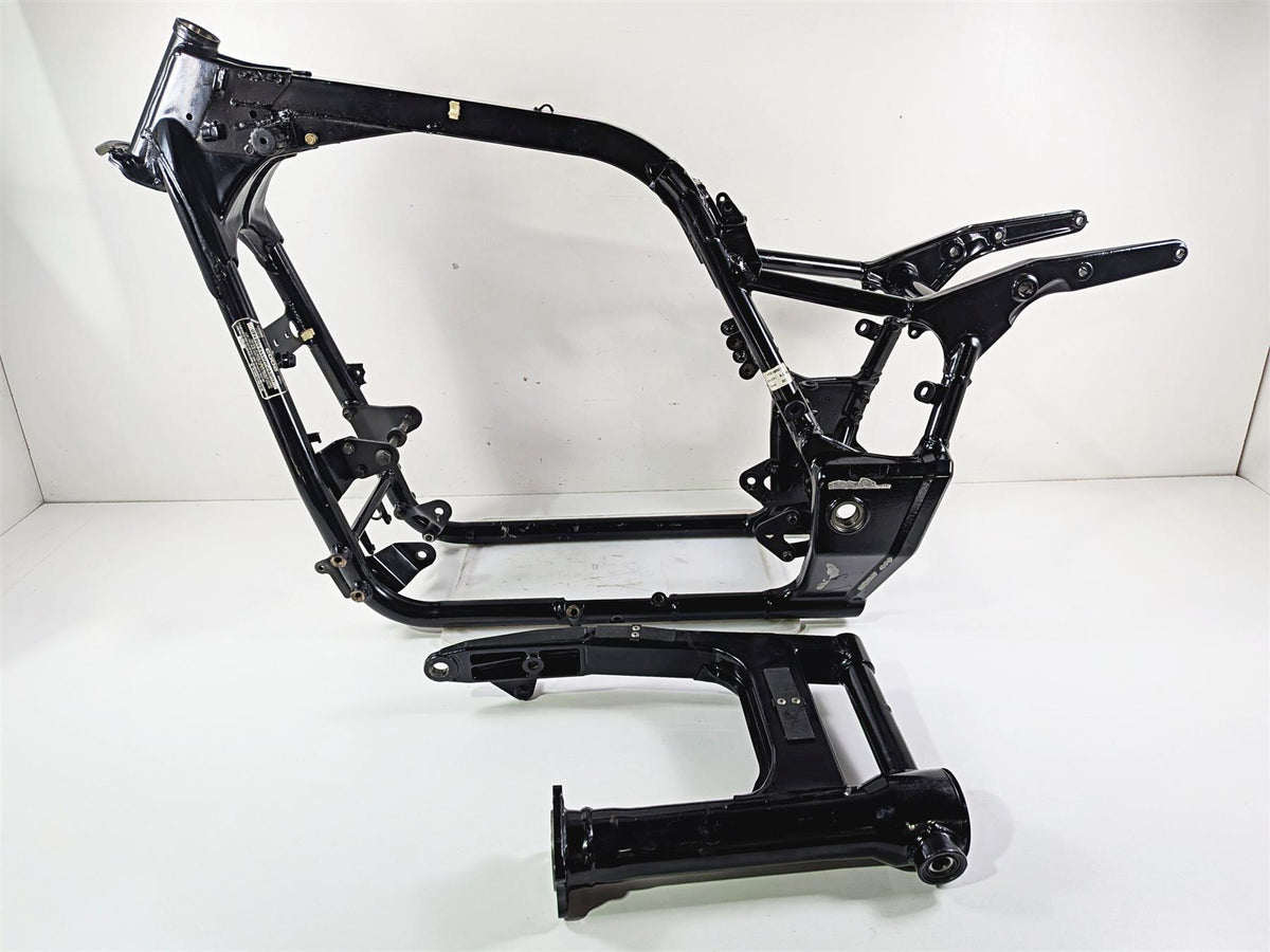 2003 Honda V-Twin VTX1800 C Straight Main Frame + Swingarm With Clean Texas Title 50100-MCH-000 {{ shop.shopifyCountryName }} - Mototech271