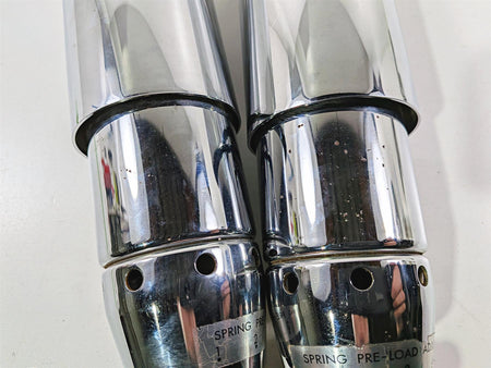 2011 Harley FXDF Dyna Fat Bob Rear Chrome Shock Damper Set 13.5" 54537-08A {{ shop.shopifyCountryName }} - Mototech271