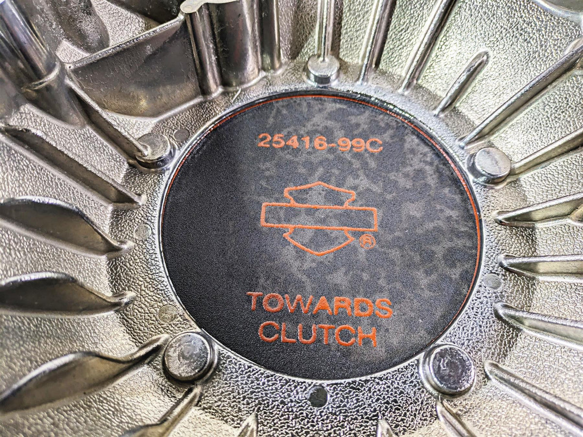2004 Harley Softail FLSTF Fat Boy Outer Primary Drive Clutch Cover 60506-99 {{ shop.shopifyCountryName }} - Mototech271