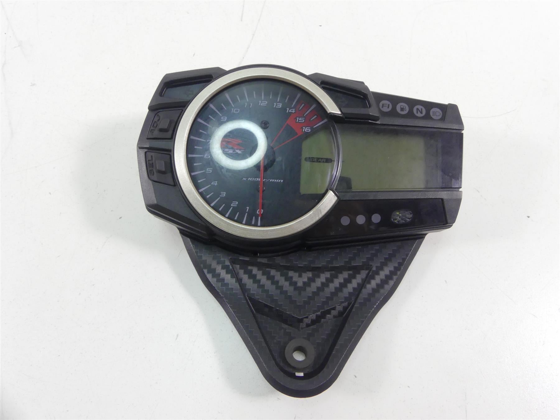 2016 Suzuki GSX-R750 Speedometer Gauges Instrument Cluster 20K 34120-15J10 | Mototech271