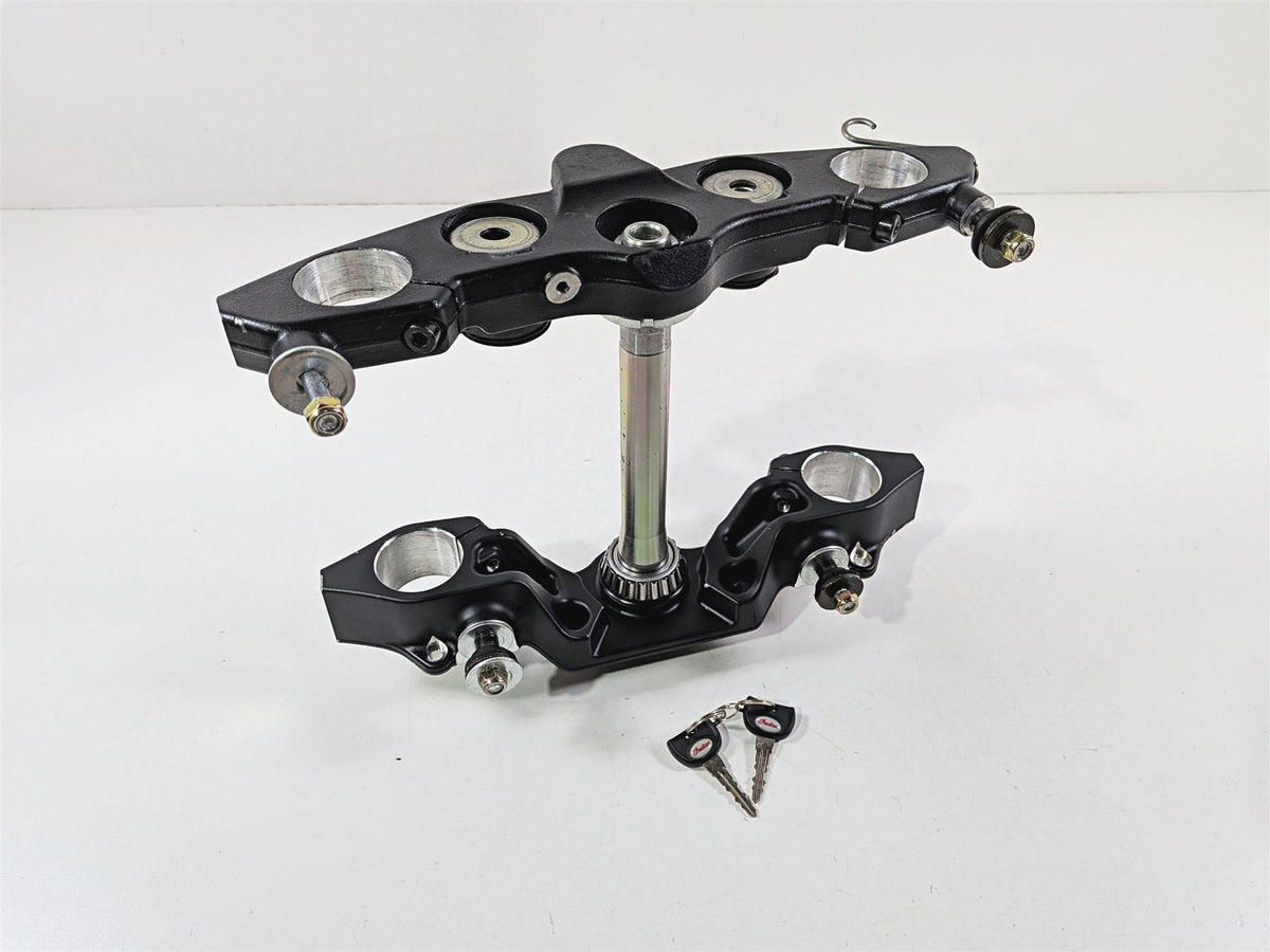 2015 Indian Chieftain Upper & Lower Triple Tree + Lock & Key Set - Read 1824619-Mototech271
