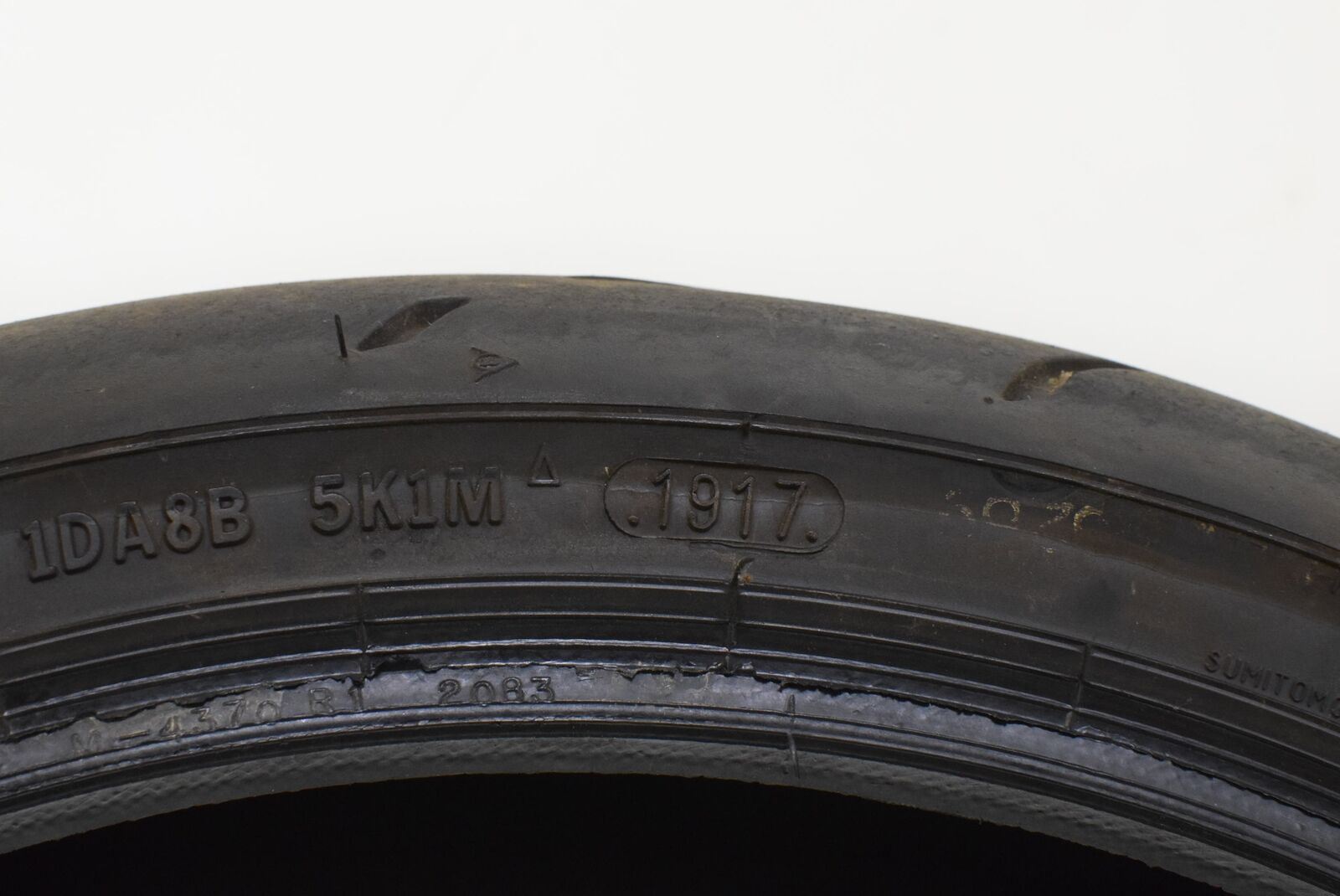 USED Front Tire DUNLOP Sportmax Q2+ 120/70-17 DOT1917 32SM90 {{ shop.shopifyCountryName }} - Mototech271