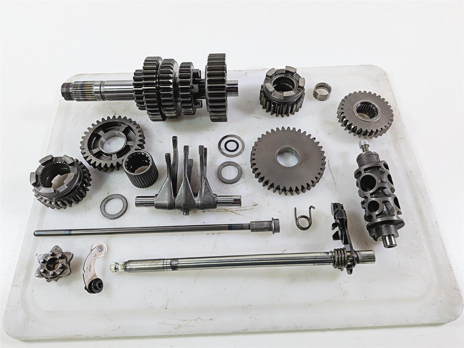 2010 Honda VT1300 CR Stateline Transmission Gear Shift Drum Set 23210-MEA-670 {{ shop.shopifyCountryName }} - Mototech271