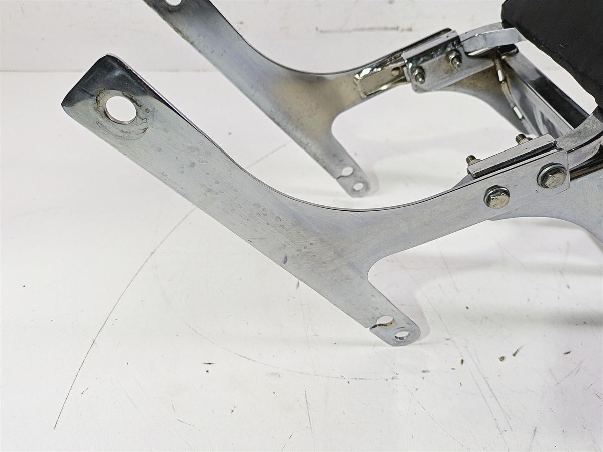 2002 Harley Dyna FXDL Low Rider Rear Chrome Sissy Bar Backrest Six Pack Rack {{ shop.shopifyCountryName }} - Mototech271