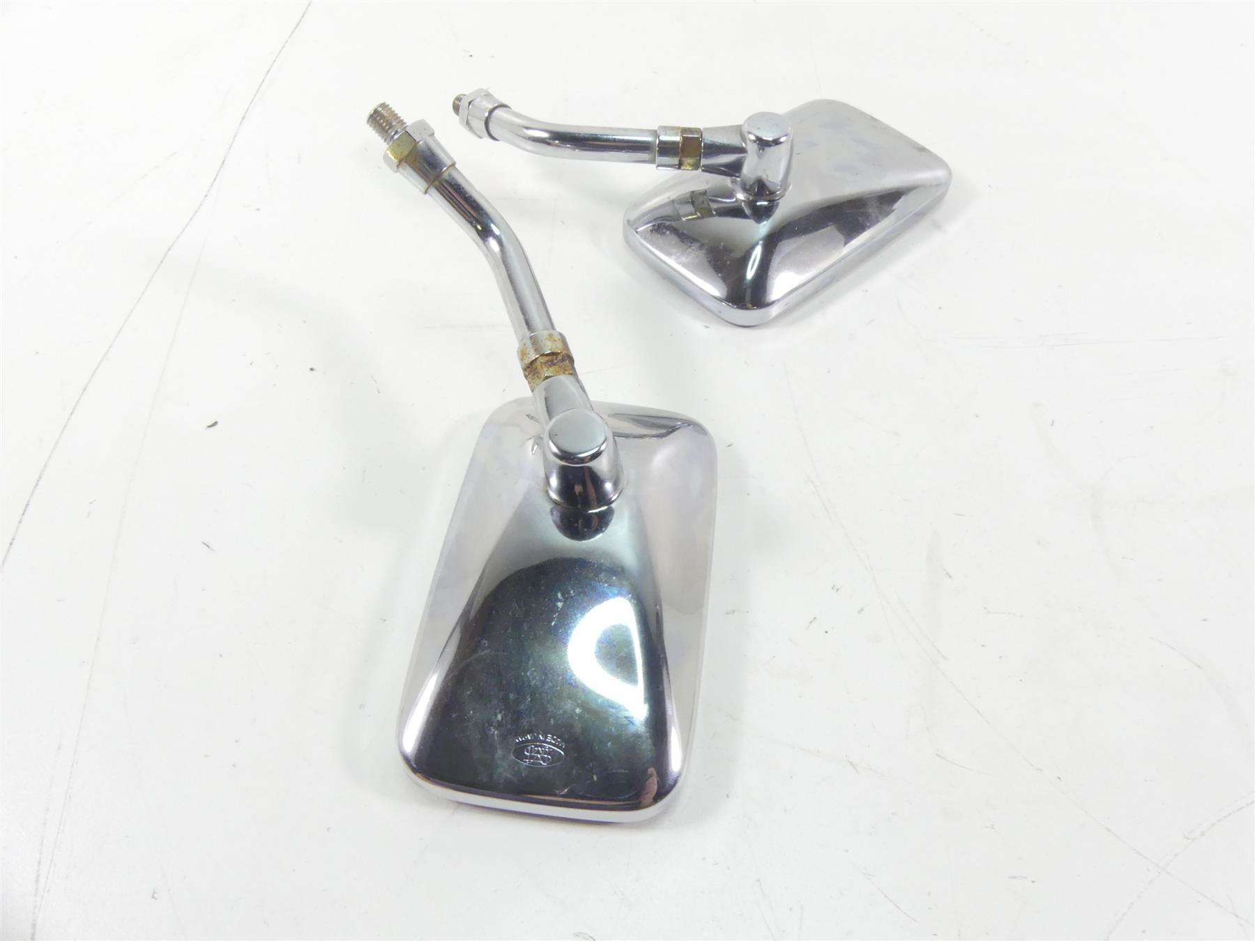 2003 Honda VTX1800R Left Right Rear View Rectangle Mirror Set 88310-MAH-305 {{ shop.shopifyCountryName }} - Mototech271