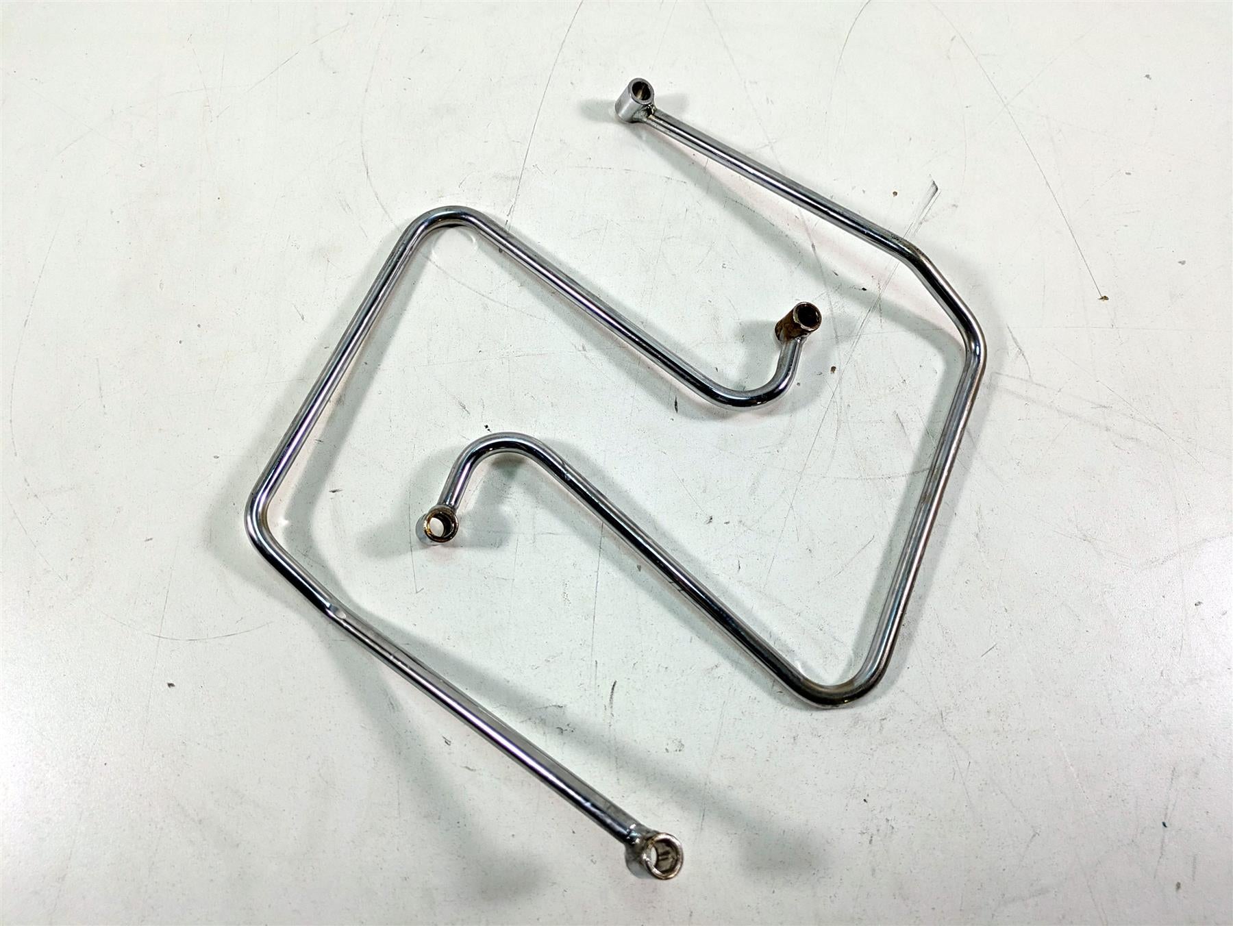 2000 Harley Dyna FXDL Low Rider Rear Saddlebag Rail Holder Mount Set {{ shop.shopifyCountryName }} - Mototech271