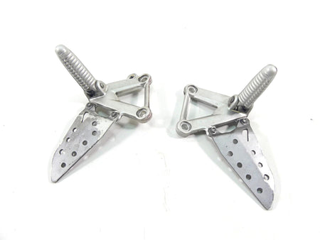 2008 Ducati 848 SBK Left Right Front Footpeg Foot Peg Set 82411231A 82411221A {{ shop.shopifyCountryName }} - Mototech271