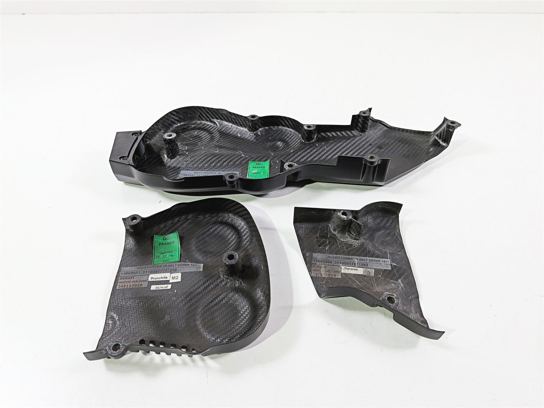 2016 Ducati Hypermotard 939 SP Carbon Fiber Timing Belt Covers 24511301B-Mototech271