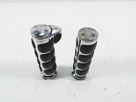 1999 Harley Dyna FXDL Low Rider Chrome Hand Grip Set {{ shop.shopifyCountryName }} - Mototech271