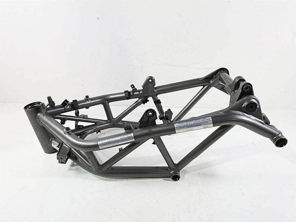 2013 Ducati Hyperstrada 821 Straight Main Frame Chassis With Texas Salvage Title 470P7151EB {{ shop.shopifyCountryName }} - Mototech271