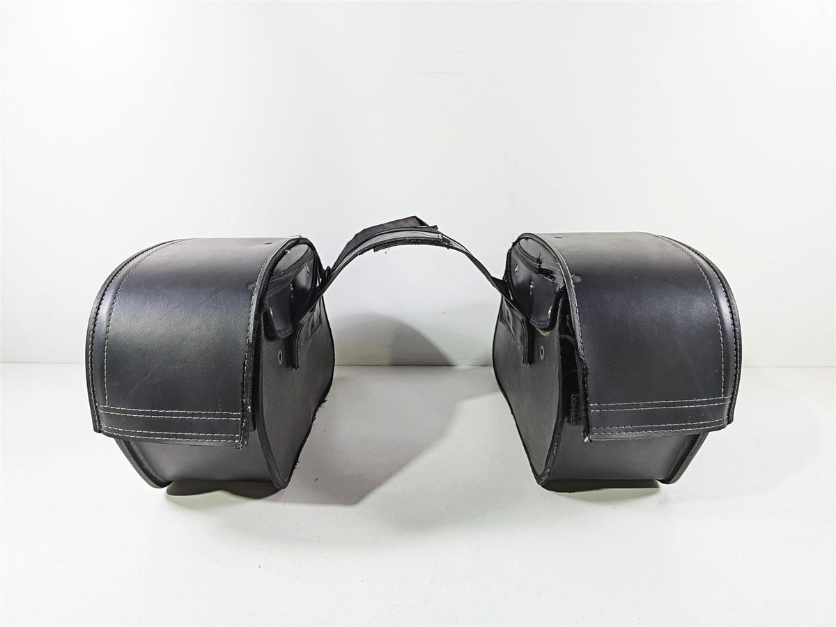 1997 Honda GL1500 CA Valkyrie Viking Bags Leather Saddle Bag Saddlebag Set-Mototech271