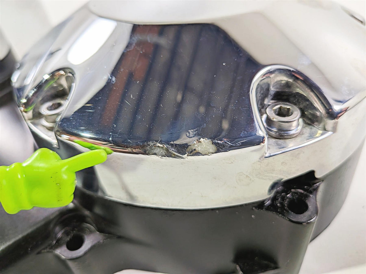 2010 Honda VT1300 CR Stateline Right Side Engine Clutch Cover 11331-MFY-A00 {{ shop.shopifyCountryName }} - Mototech271