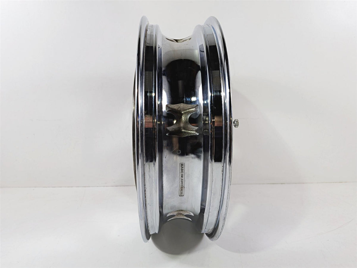 2008 Harley FXDSE CVO Dyna Chrome Slotted Rear Wheel Rim 17x4.5 43972-08-Mototech271