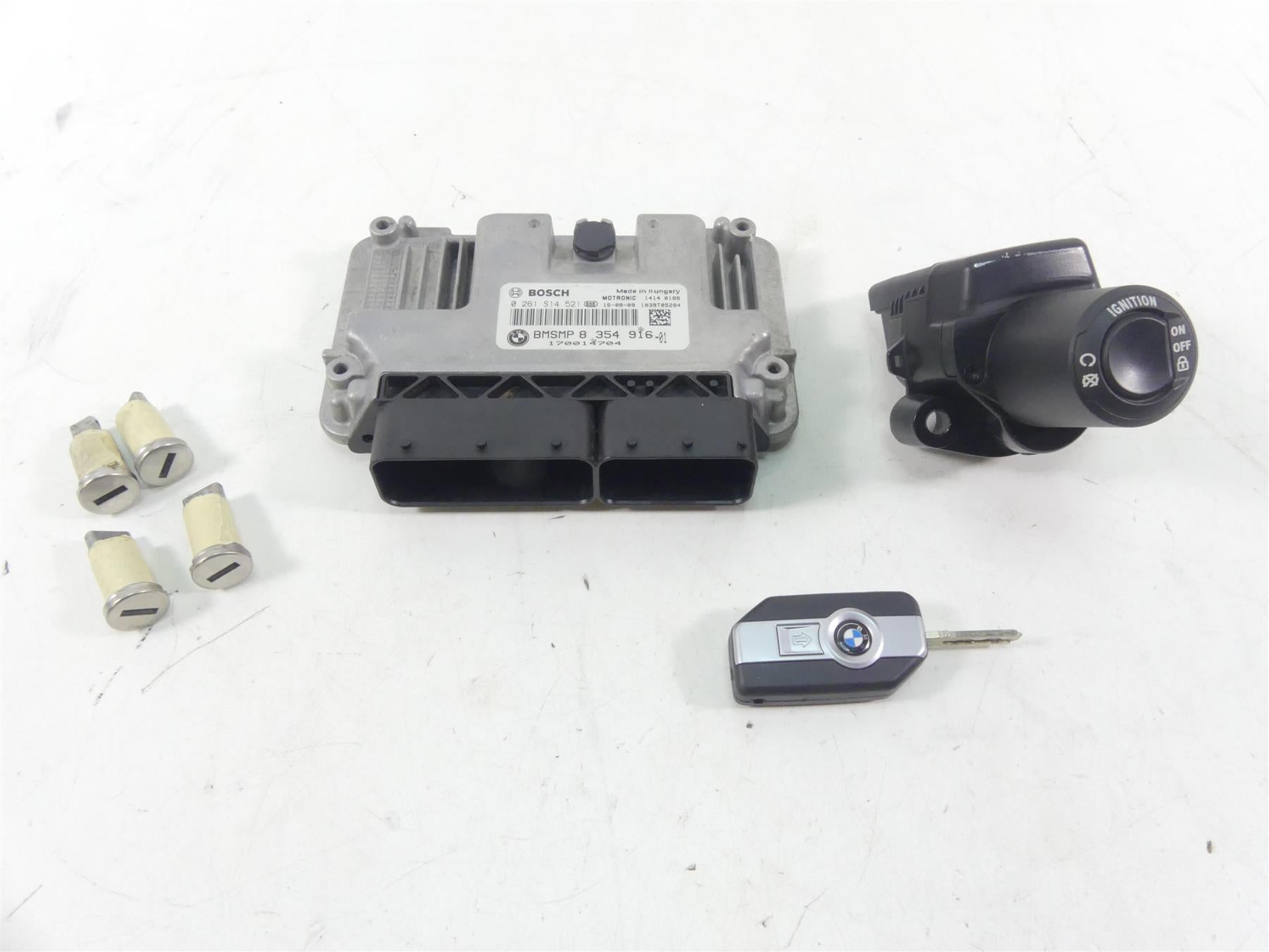 2017 BMW R1200GS GSW K50 Cdi Handsfree Ignition Switch Key Lock Set 8354916