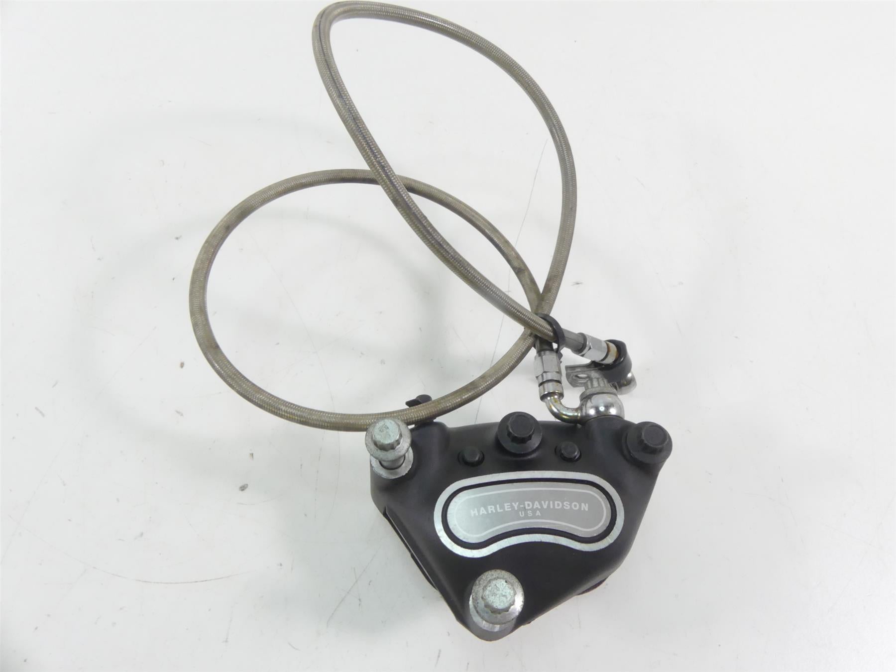 2005 Harley FXDWGI Dyna Wide Glide Front Brake Caliper + Line 44046-00D {{ shop.shopifyCountryName }} - Mototech271