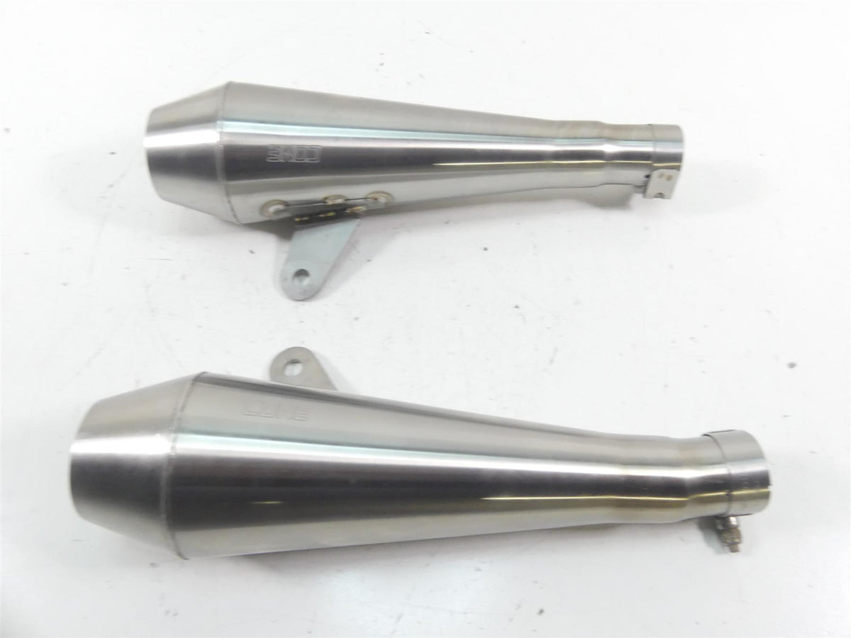 2017 Triumph Thruxton 1200 R Cone Shorty Muffler Exhaust Set MC-CN-TPW-BSH {{ shop.shopifyCountryName }} - Mototech271