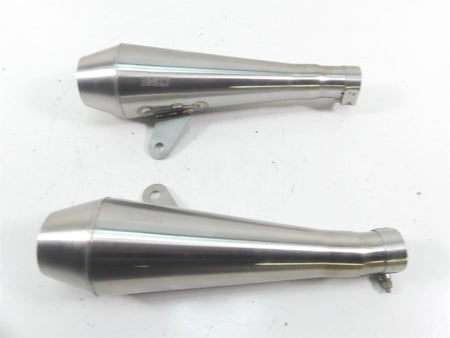 2017 Triumph Thruxton 1200 R Cone Shorty Muffler Exhaust Set MC-CN-TPW-BSH {{ shop.shopifyCountryName }} - Mototech271