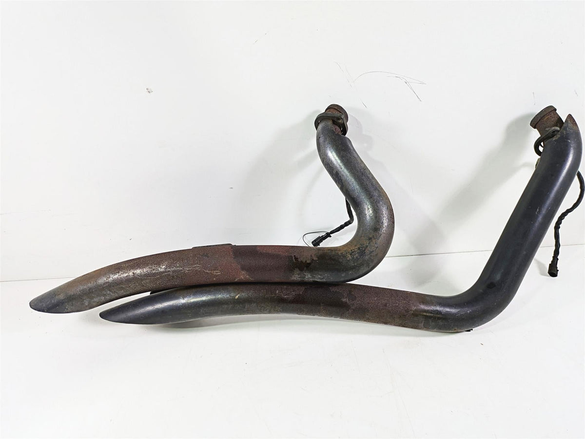 2008 Harley FLSTSB Cross Bones Hooker Header Rebel Slash Cut Exhaust 27907-3HKR {{ shop.shopifyCountryName }} - Mototech271