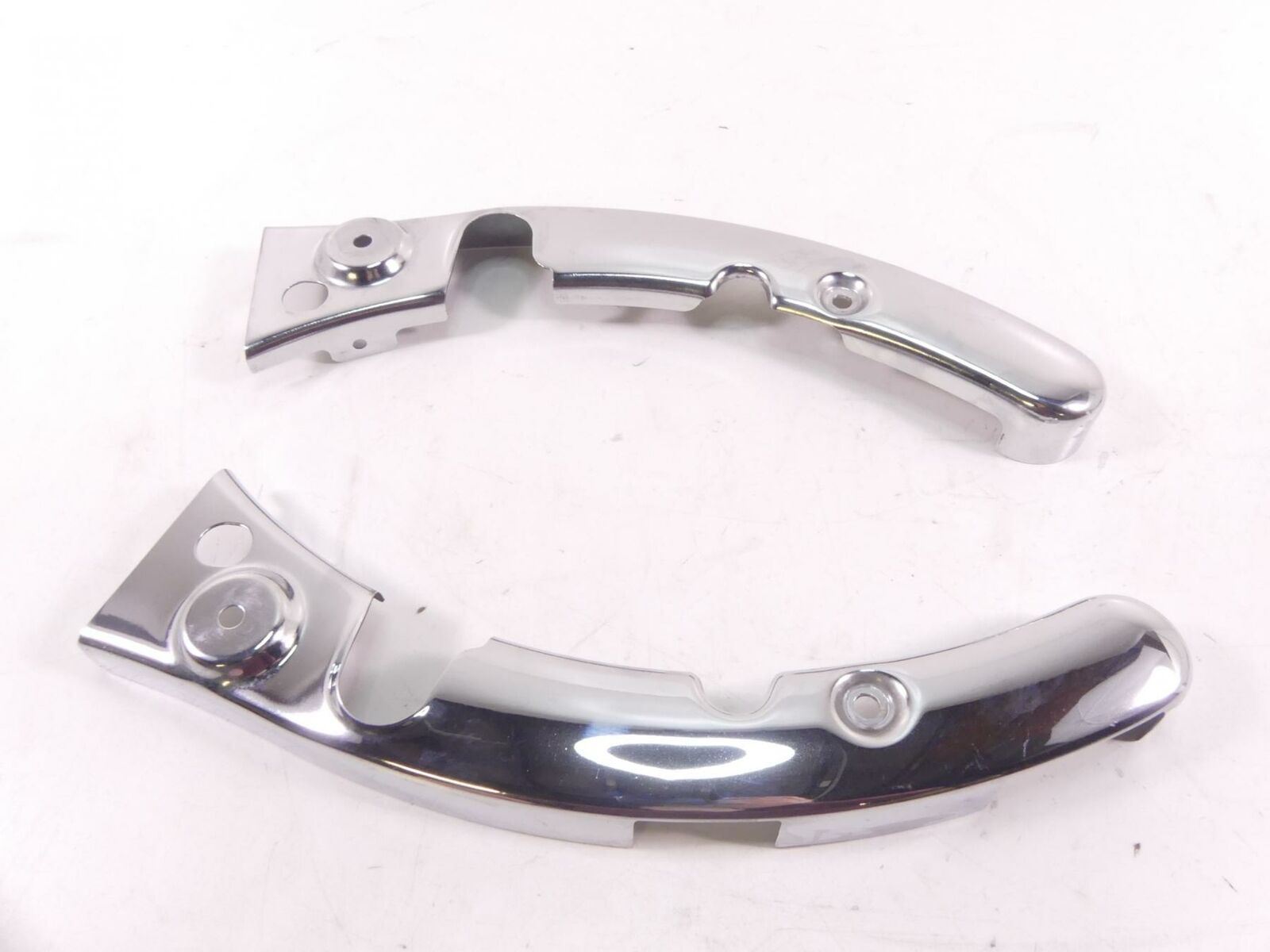 2011 Harley Touring FLHP Road King Rear Chrome Fender Braces Struts Set 47526-09