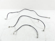 Load image into Gallery viewer, 2015 Ducati Diavel Carbon Red Front Abs Brake Line Hose Set 61841191A 61841181B | Mototech271
