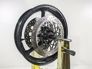 2008 Suzuki GSXR600 Front Wheel Rim 17x3.5 & Brake Rotor Discs 54111-37H00-019 | Mototech271