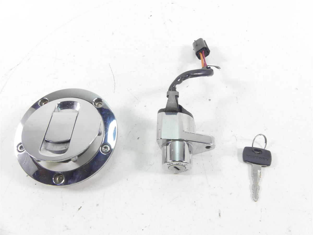 2013 Victory Cross Country Ignition Switch Cas Cap Key Lock Set 4012944 {{ shop.shopifyCountryName }} - Mototech271