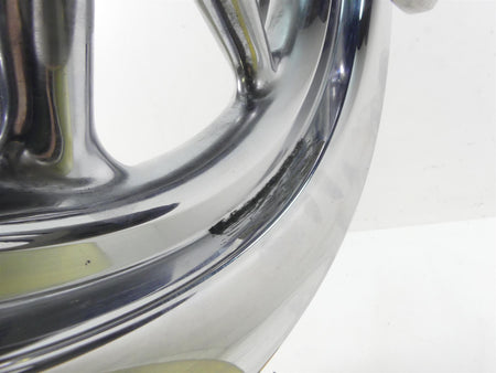 2007 Harley FLHTCU SE CVO Electra Glide Rear 9 Spoke Chrome Wheel 16x3 43484-08 {{ shop.shopifyCountryName }} - Mototech271