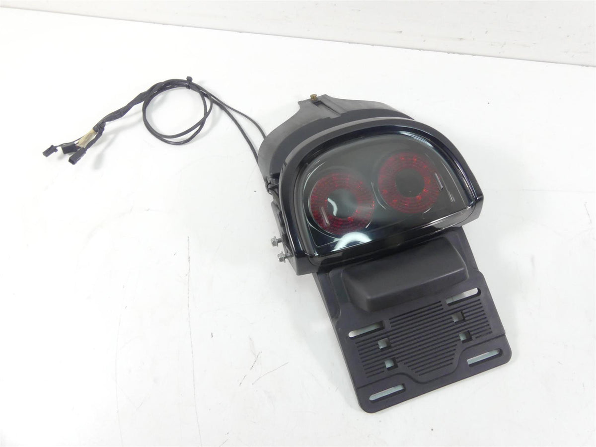2014 Harley Dyna FXDF Fat Bob Rear Taillight & Plate Holder 67900173 {{ shop.shopifyCountryName }} - Mototech271